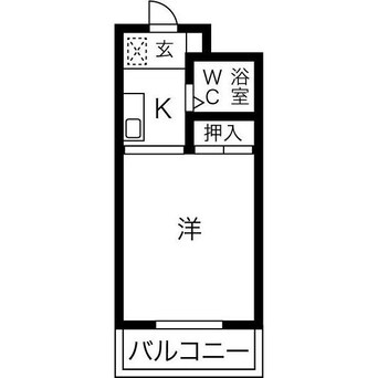 間取図 名古屋市営地下鉄東山線/藤が丘駅 徒歩5分 4階 築36年