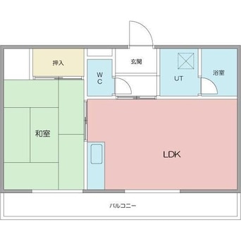間取図 名古屋市営地下鉄東山線/藤が丘駅 徒歩6分 1階 築38年