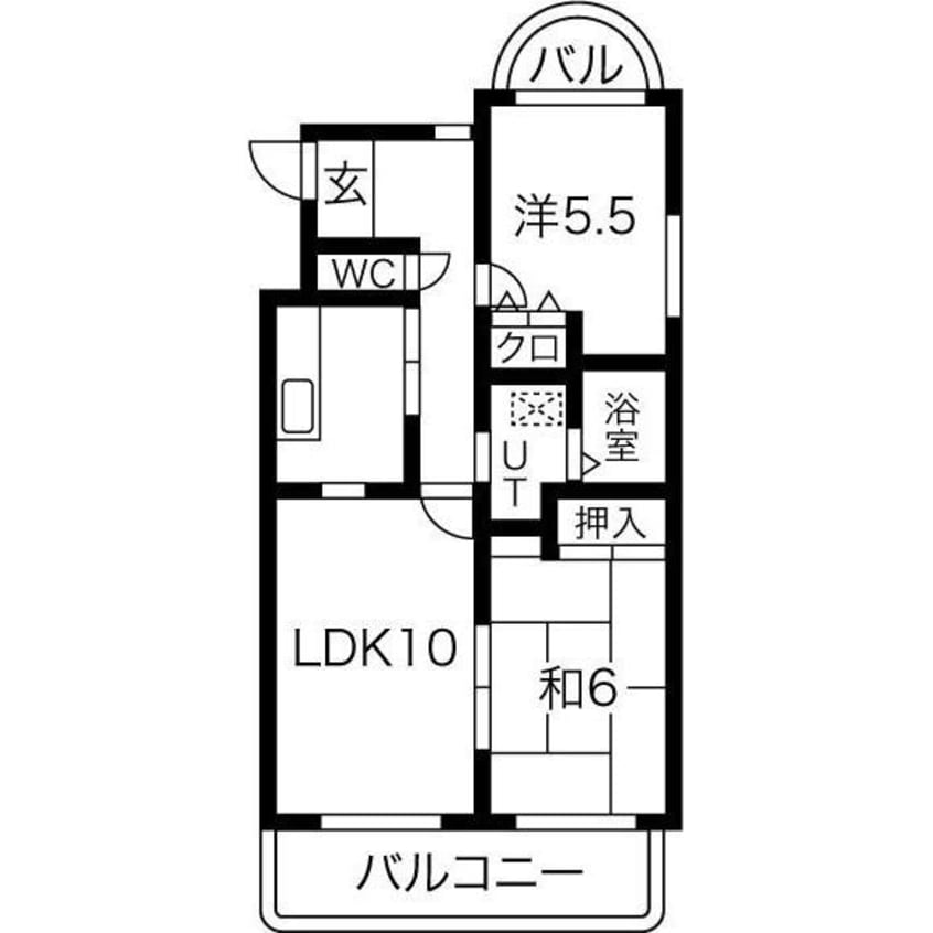 間取図 ハイツかなれ