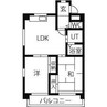 名古屋市営地下鉄鶴舞線/平針駅 バス:9分:停歩1分 3階 築36年 2LDKの間取り