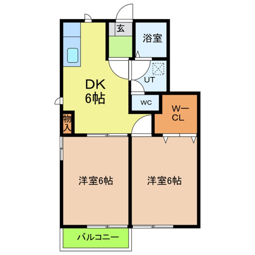 間取図 名鉄豊田線/日進駅 徒歩16分 1階 築20年