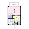 名鉄豊田線/米野木駅 徒歩20分 2階 築25年 1Kの間取り