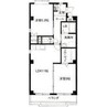 名鉄豊田線/赤池駅 徒歩16分 4階 築23年 2LDKの間取り