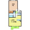 愛知高速交通東部丘陵線<リニモ>/杁ケ池公園駅 徒歩25分 1階 築22年 1LDKの間取り