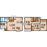 名古屋市営地下鉄東山線/藤が丘駅 徒歩13分 1-2階 築13年 3LDKの間取り
