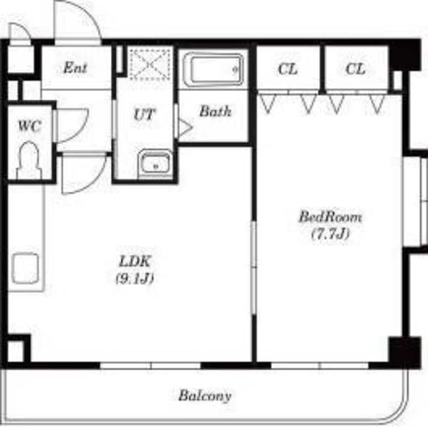 間取図 名古屋市営地下鉄東山線/本郷駅 徒歩6分 1階 築23年