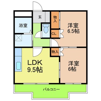 間取図 愛知高速交通東部丘陵線<リニモ>/はなみずき通駅 徒歩14分 1階 築24年