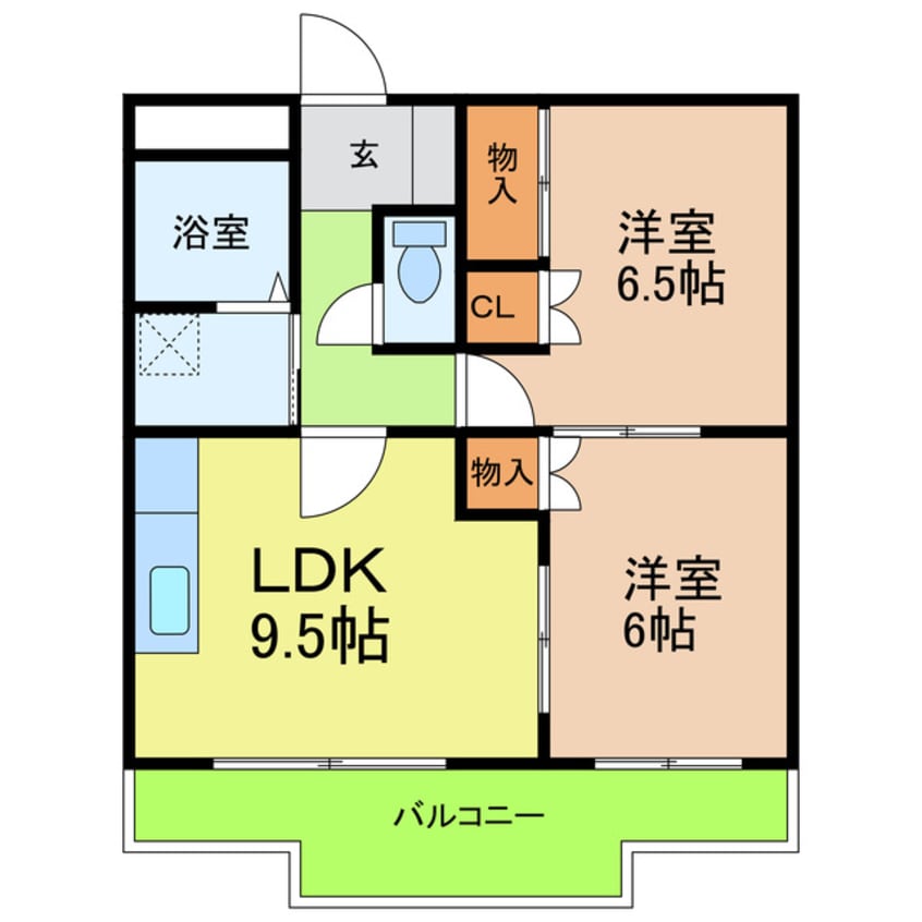 間取図 愛知高速交通東部丘陵線<リニモ>/はなみずき通駅 徒歩14分 1階 築24年
