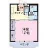 名鉄豊田線/赤池駅 徒歩13分 3階 築25年 1Kの間取り