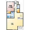砂子の家（V） 1LDKの間取り