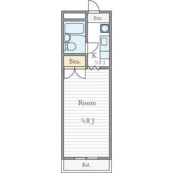 間取図 愛知高速交通東部丘陵線<リニモ>/芸大通駅 徒歩18分 3階 築36年
