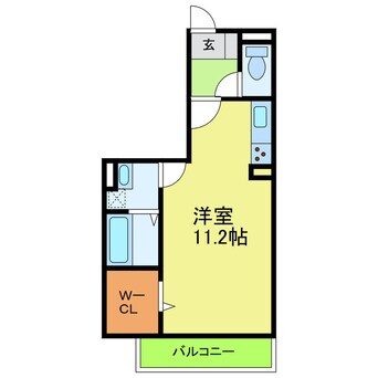 間取図 名鉄豊田線/米野木駅 徒歩12分 1階 築8年