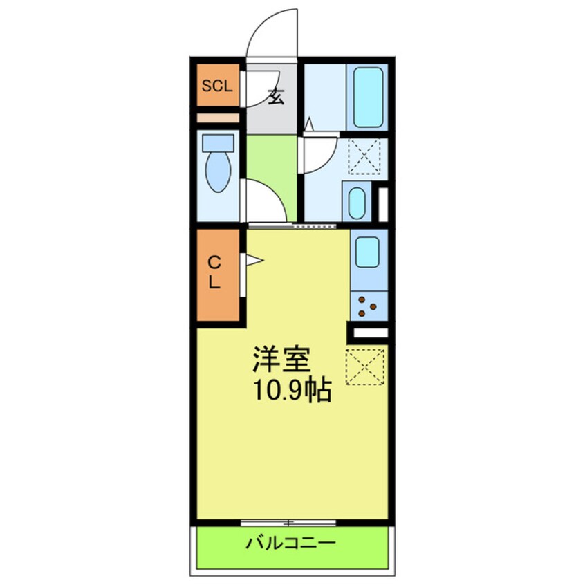 間取図 名鉄豊田線/米野木駅 徒歩12分 1階 築8年