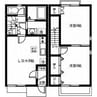 Avenue長久手 2LDKの間取り