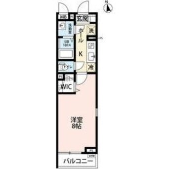 間取図 クレール　パインツリー