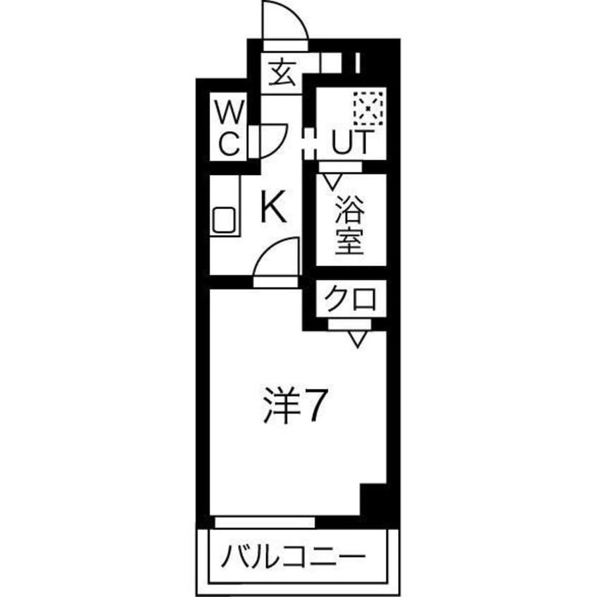 間取図 愛知高速交通東部丘陵線<リニモ>/杁ケ池公園駅 徒歩2分 3階 築25年