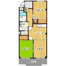 フォーシーズンA 3DKの間取り