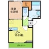 クラウンA＆H 1LDKの間取り