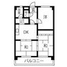 コーポいのくて 3DKの間取り
