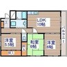 シェモアⅡ 3LDKの間取り