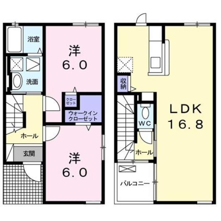 間取図 ブランシュ　ネージュ