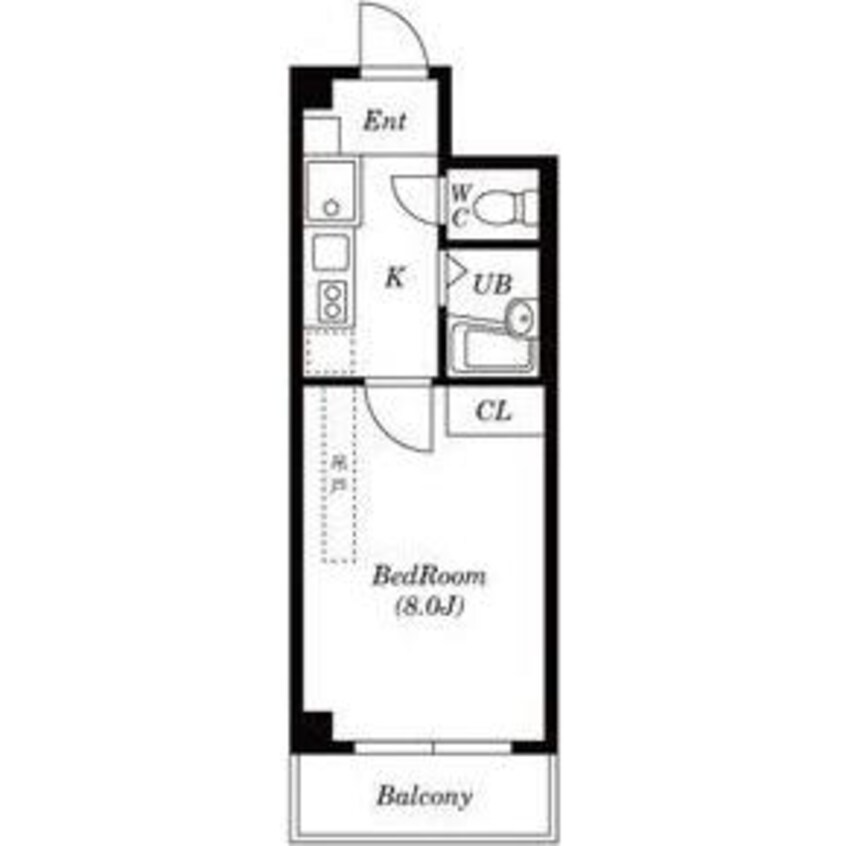 間取図 WESTIN星ヶ丘