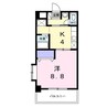 メルヴェーユ４５ 1Kの間取り