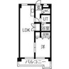 ヴィラ街苑 1LDKの間取り