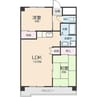 ヴィラ街苑 2LDKの間取り