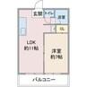 コーポ小池 1LDKの間取り