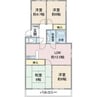 レスカール社台 4LDKの間取り