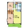 Y’s house Ⅱ 2LDKの間取り