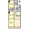 サンシティ貴船 3LDKの間取り