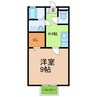 ピアハウス Ｋ 1Kの間取り