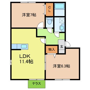間取図 ＴＫハウス