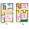 ウッドコート A棟 3LDKの間取り