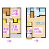 ウッドコート B棟 3LDKの間取り