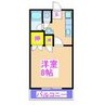 さわやかハイツ　パート２ 1Kの間取り