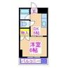 パレスピーナツ 1DKの間取り