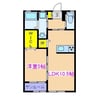 ヴァンベール A棟 1LDKの間取り