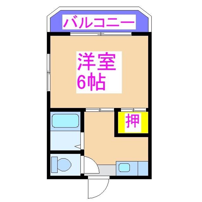 間取図 サンパティーク国分