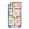 メゾン花むれ 3DKの間取り