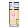 メゾン　ラ　ルーチェ 1Kの間取り