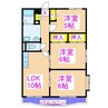 ツインポート 3LDKの間取り