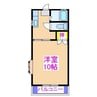 有馬ハイツ 1Kの間取り