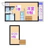 ガーデンハイツ新町 1SKの間取り