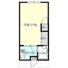 コーポ田代 1Kの間取り
