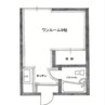 大野原アパート 1Rの間取り