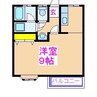 ピアレスコート 1Rの間取り
