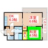ライベクスト３５ 2DKの間取り